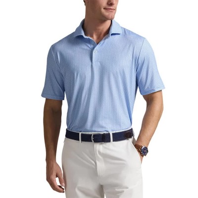 дамски,блузи,с,яка,мъжки,блузи,с,яка,polo,ralph,lauren,performance,785a10157,short,sleeve,polo,blue,(office,blue,divot,dot)