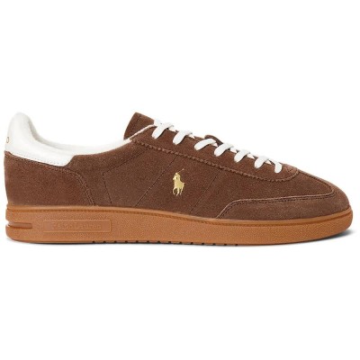 маратонки,мъжки,маратонки,дамски,маратонки,polo,ralph,lauren,bedford,trainers,brown,(chocolate,white)