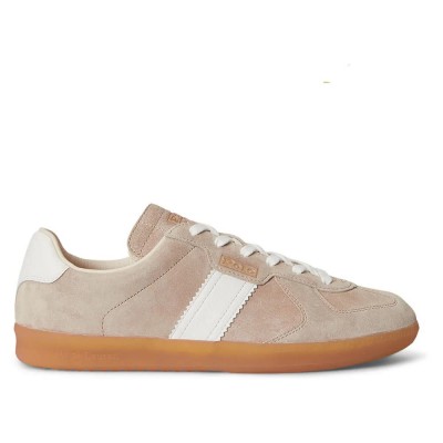 маратонки,мъжки,маратонки,дамски,маратонки,ralph,lauren,ftw,field,court,100,trainers,beige,(milkshake,deckwash,white)