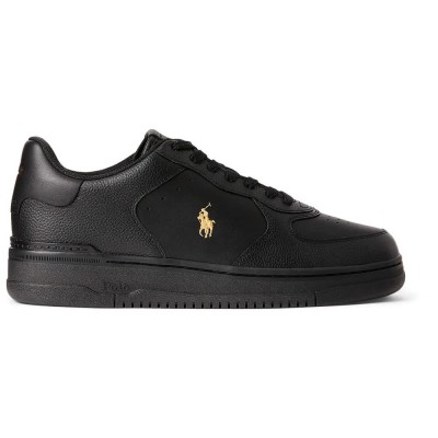 маратонки,мъжки,маратонки,дамски,маратонки,polo,ralph,lauren,masters,court,trainers,black,(black,gold)
