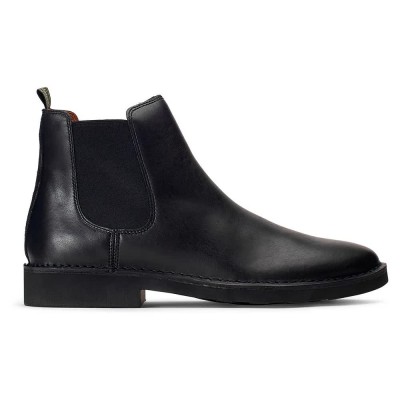 дамски,боти,мъжки,боти,polo,ralph,lauren,talan,leather,chelsea,booties,black,(black)