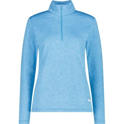блуза,дамски,блузи,cmp,34l3826,half,zip,sweatshirt,blue,(caribe,melange)