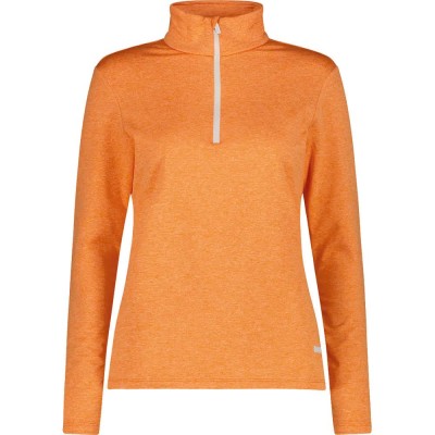 блуза,дамски,блузи,cmp,34l3826,half,zip,sweatshirt,orange,(aranciata,melange)