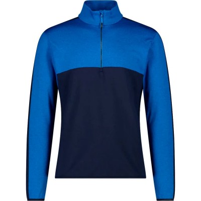 блуза,мъжки,пуловери,cmp,34l4127,half,zip,sweatshirt,blue,(zaffiro,melange)