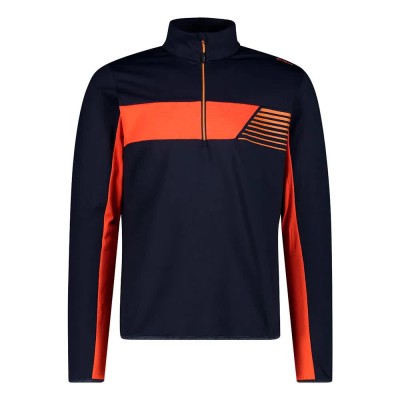 блуза,мъжки,пуловери,cmp,34l4137,half,zip,sweatshirt,blue,(black,blue)