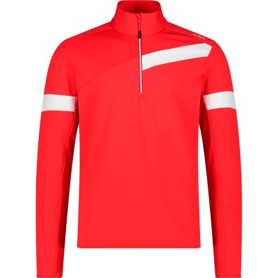 блуза,мъжки,пуловери,cmp,34l4147,half,zip,sweatshirt,red,(ferrari)