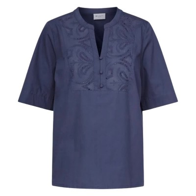 риза,с,къс,ръкав,дамски,ризи,мъжки,ризи,redgreen,amina,short,sleeve,shirt,blue,(navy)