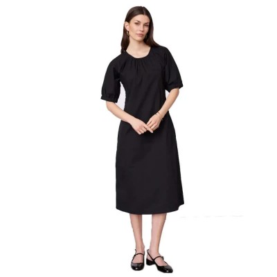 рокля,дамски,поли,и,рокли,redgreen,dani,short,sleeve,dress,black,(black)