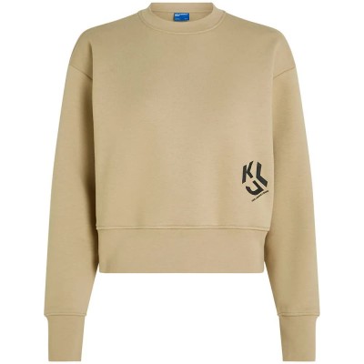 блуза,дамски,блузи,karl,lagerfeld,jeans,a2w20052,sweatshirt,beige,(twill)