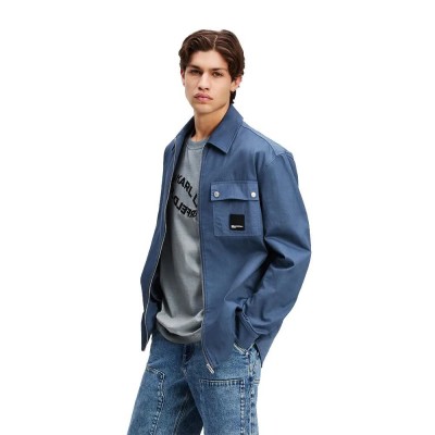дънки,мъжки,якета,дамски,якета,и,палта,karl,lagerfeld,jeans,a3m16007,overshirt,blue,(vintage,indigo)