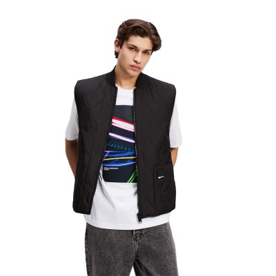 дънки,мъжки,жилетки,karl,lagerfeld,jeans,a3m15030,vest,black,(black)