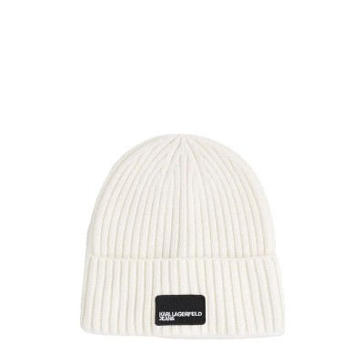 дънки,всички,шапки,karl,lagerfeld,jeans,a3m33115,turned,up,beanie,white,(off,white)