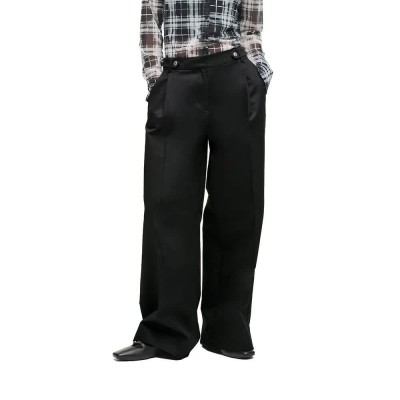 дънки,мъжки,панталони,дамски,панталони,karl,lagerfeld,jeans,a3w10128,wide,leg,pants,black,(washed,black)