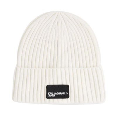дънки,всички,шапки,karl,lagerfeld,jeans,a3w33111,turned,up,beanie,white,(off,white)