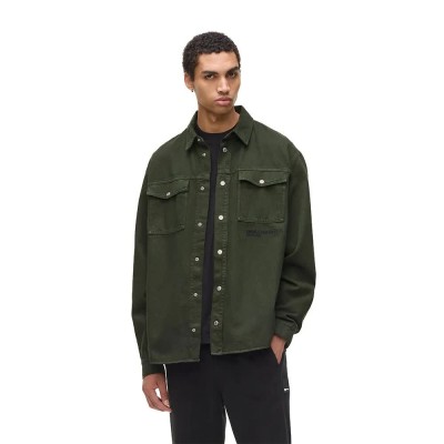 дънки,мъжки,якета,дамски,якета,и,палта,karl,lagerfeld,jeans,a4m16007,overshirt,green,(forest,night)