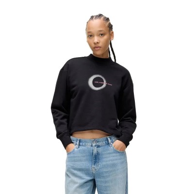 блуза,дамски,блузи,karl,lagerfeld,jeans,a4w20002,sweatshirt,black,(black)