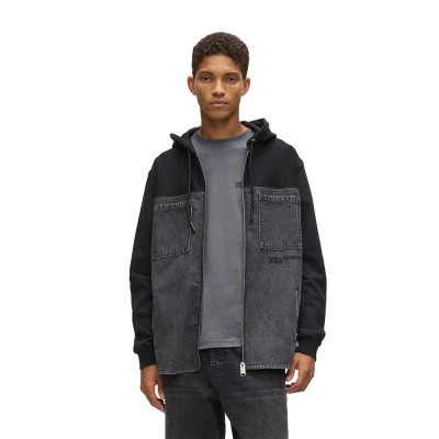 яке,мъжки,якета,дамски,якета,и,палта,karl,lagerfeld,jeans,b1m14044,jacket,black,grey,(washed,black,black)