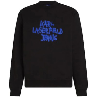 блуза,мъжки,пуловери,karl,lagerfeld,jeans,b1m20051,graffiti,sweatshirt,black,(black)
