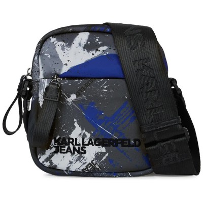 всички,чанти,karl,lagerfeld,jeans,b1m30130,crossbody,grey,(painters,print,blue)