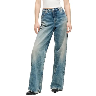 дънки,мъжки,панталони,дамски,панталони,karl,lagerfeld,jeans,b1w10080,relaxed,fit,jeans,blue,(tinted,washed,mid,blue)