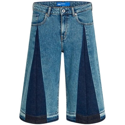 дънки,мъжки,панталони,дамски,панталони,karl,lagerfeld,jeans,b1w10084,denim,shorts,blue,(mid,blue)