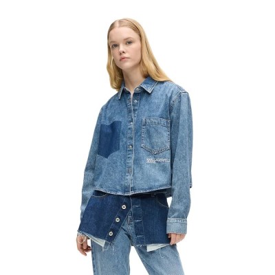 риза,с,дълъг,ръкав,дамски,ризи,мъжки,ризи,karl,lagerfeld,jeans,b1w11021,long,sleeve,shirt,blue,(mid,blue)