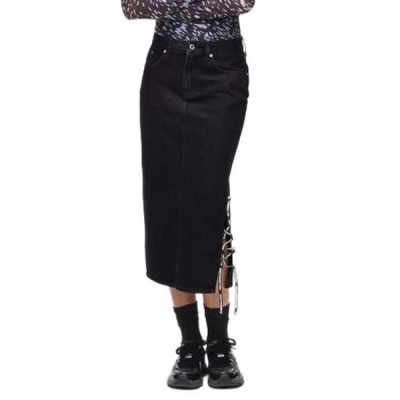 пола,дамски,поли,и,рокли,karl,lagerfeld,jeans,b1w12021,midi,skirt,black,(black)