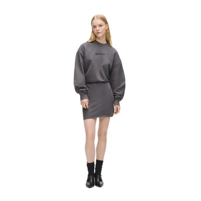 рокля,дамски,поли,и,рокли,karl,lagerfeld,jeans,b1w13047,long,sleeve,dress,grey,(magnet)