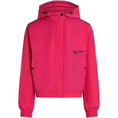 яке,мъжки,якета,дамски,якета,и,палта,karl,lagerfeld,jeans,b1w15023,padded,jacket,pink,(very,berry)