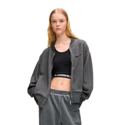 блуза,дамски,блузи,karl,lagerfeld,jeans,b1w20048,sweatshirt,grey,(magnet)