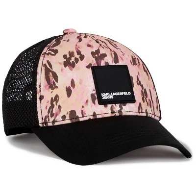 дънки,всички,шапки,karl,lagerfeld,jeans,b1w33087,cap,black,pink,(artistic,animal,pink)