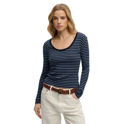 тениска,мъжки,тениски,дамски,тениски,superdry,athletic,essentials,striped,long,sleeve,t,shirt,blue,(eclipse,navy,stripe)