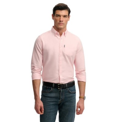 риза,с,дълъг,ръкав,дамски,ризи,мъжки,ризи,superdry,essentials,oxford,long,sleeve,shirt,pink,(coral,pink,chambray)