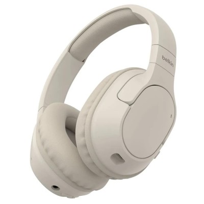 слушалки,слушалки,belkin,soundform,surround,wireless,earphones,beige,(sand)