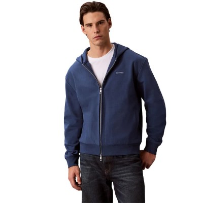 блуза,мъжки,пуловери,calvin,klein,micro,logo,full,zip,sweatshirt,blue,(dark,denim)