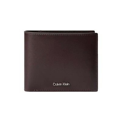 портфейли,и,портмонета,calvin,klein,raised,billfold,wallet,brown,(ck,dark,brown)
