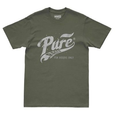 тениска,мъжки,тениски,дамски,тениски,pure,racer,basic,flames,short,sleeve,t,shirt,green,(khaki)