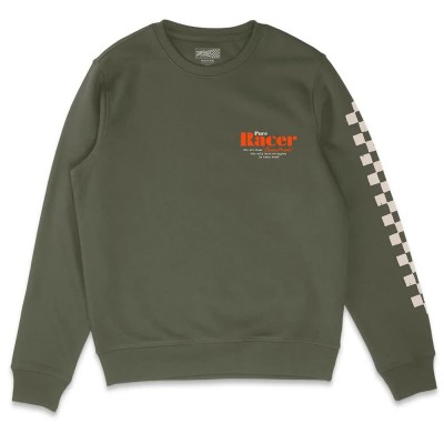 блуза,мъжки,пуловери,pure,racer,brain,moto,sweatshirt,green,(khaki)