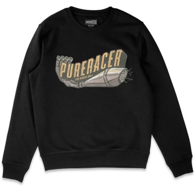 блуза,мъжки,пуловери,pure,racer,exhaust,pipe,sweatshirt,black,(black)