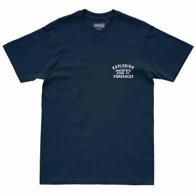 тениска,мъжки,тениски,дамски,тениски,pure,racer,explosion,engine,short,sleeve,t,shirt,blue,(blue,navy)