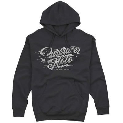 суичър,мъжки,пуловери,pure,racer,fast,logo,basic,hoodie,black,(black)