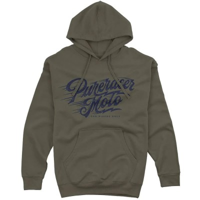 суичър,мъжки,пуловери,pure,racer,fast,logo,basic,hoodie,green,(khaki)