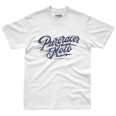 тениска,мъжки,тениски,дамски,тениски,pure,racer,fast,logo,basic,short,sleeve,t,shirt,white,(white)