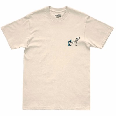 тениска,мъжки,тениски,дамски,тениски,pure,racer,hand,made,short,sleeve,t,shirt,beige,(raw)