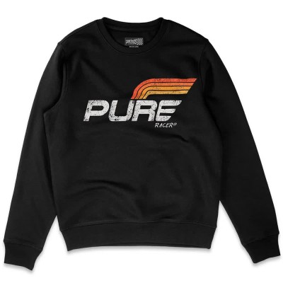 блуза,мъжки,пуловери,pure,racer,logo,stripes,sweatshirt,black,(black)