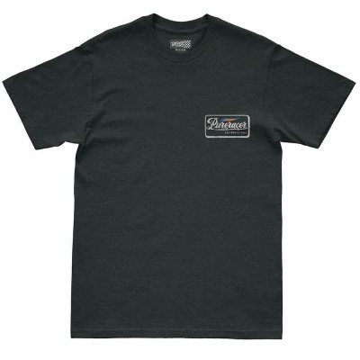 тениска,мъжки,тениски,дамски,тениски,pure,racer,logo,wing,stamp,short,sleeve,t,shirt,black,(dark,grey)