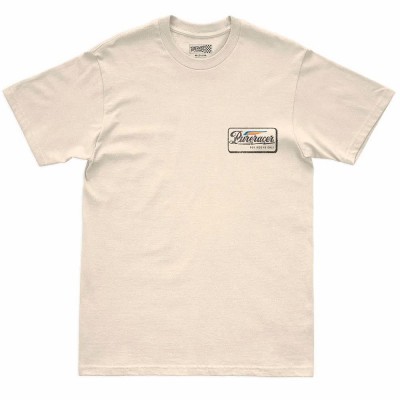 тениска,мъжки,тениски,дамски,тениски,pure,racer,logo,wing,stamp,short,sleeve,t,shirt,beige,(raw)