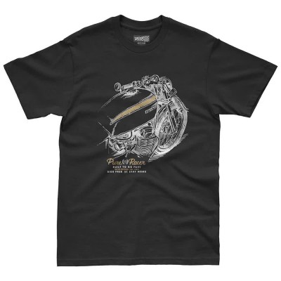 тениска,мъжки,тениски,дамски,тениски,pure,racer,moto,draw,1,short,sleeve,t,shirt,black,(black)