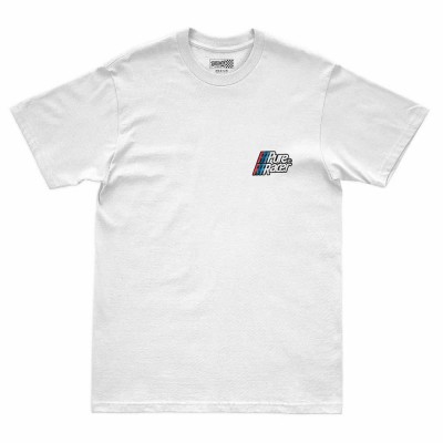 тениска,мъжки,тениски,дамски,тениски,pure,racer,racer,line,2,short,sleeve,t,shirt,white,(white)