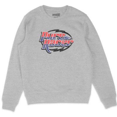 блуза,мъжки,пуловери,pure,racer,racing,logo,basic,sweatshirt,grey,(heather,grey)